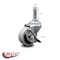Service Caster 2 Inch Thermoplastic Rubber Wheel 1-3/8 Grip Ring Stem Caster with Brake SCC SCC-GR05S210-TPRS-SLB-716138 - alternate 1